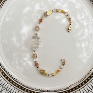 【金運招來金の助】招財貓水晶手鍊