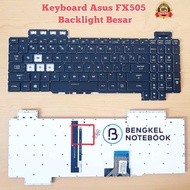 Asus TUF Gaming Keyboard FX505 FX505DD FX505DT FX505U FX505DY FX505GD FX80 FX80GE FZ80G ZX80G FX504 GL703 FX505 FX86S/F Black RGB Backlight Large