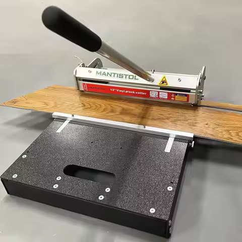 13" Pro SPC, LVP, LVT, WPC, RVP, VCT, PVC and Rigid Core Vinyl Flooring Cutter LVT-330; Cuts up to 5