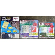 PLASTIC BOOK COVER (A4, TEXTBOOK, F5 EX BOOK)