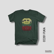 Kaos Dewasa Kereta Api Lokomotif CC201 PJKA