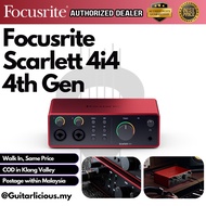 Focusrite Scarlett 4i4 (4th Generation) USB Audio Interface
