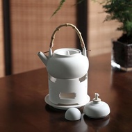 日式白泥木炭爐戶外燒水壺暖茶爐圍爐酒精爐煮茶爐溫茶器功夫茶具