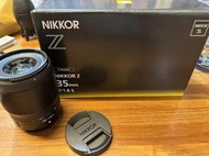 Nikon NIKKOR Z 35mm f1.8 S 公司貨