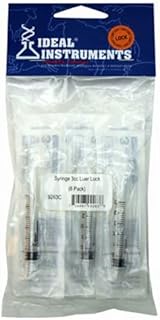 neogen corporation 9264 Ideal, 6 Pack, 6 cc, Disposable Syringe