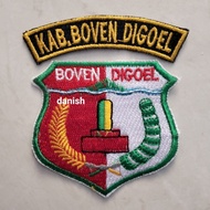 BET EMBROIDERY LOGO SYMBOL OF CIVIL SERVANTS, ASN, GOVERNMENT, REGENCY, BOVEN, DIGOEL, PAPUA