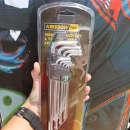 Krisbow Set Kunci L Bintang T10-t50 9pcs