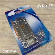 Latch Slot stainless steel door latch aluminum plate 3 inch + silver door screw Bolt 11cm 11 cm 3 in