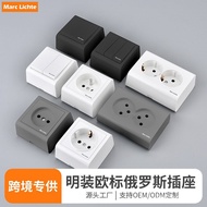 European Standard Surface-Mounted Wall Socket16A European Standard European Style German Standard Fr