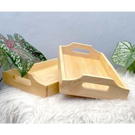 Wooden Tray Minimalist Wooden Tray 30 x 25 x 7