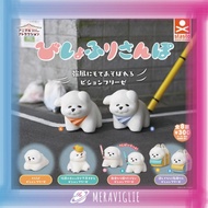 Stasto Standstones Capsule Bichon Frise Dog Puppy Figurine Doll Toy Collectible Gacha Gatcha