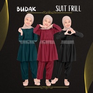 budak drees suit frill muslimah fashion blouse da seleour kids drees como crepe