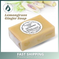 AJ Handmade Soap [Wormwood Lemongrass Ginger Soap] - All Natural with Essential Oil