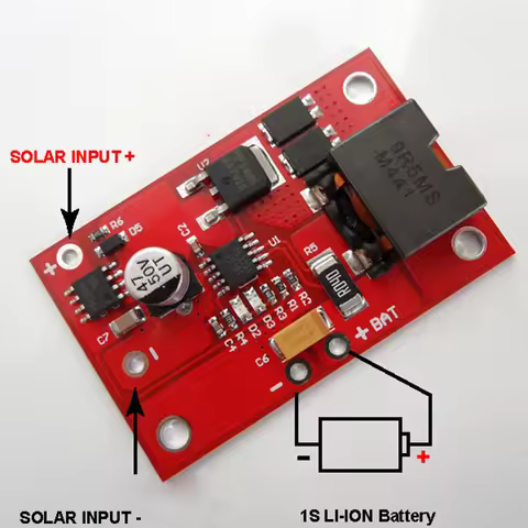 BMS 1S MPPT Solar Panel Controller 3.7V 4.2V 18650 Lithium Li-ion Battery Charge Module CN3791/CN372