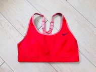 二手》Nike 運動內衣 紅 背釦式 s號