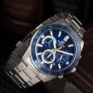 Casio Edifice EFV-570D-2A Standard Chronograph Stainless Steel Men's Blue Watch