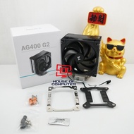DEEPCOOL AG400 G2 12CM PROCESSOR FAN 4 HEAT PIPES - BLACK