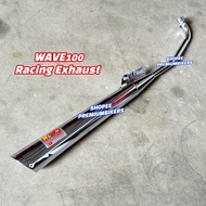 WAVE100 EXHAUST RACING WAVE 100 EXHAUST EKZOS MUFFLER PIPE ASSY STANDARD STD EKZOS