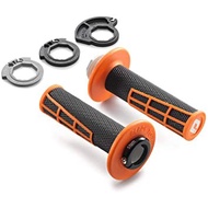 GRIPSET ORANGE / BLACK KTM ODI LOCK-ON EMIG SX 17-20 / SX-F 16-20 / EXC 17-20 / FREERIDE 250 F 18-20