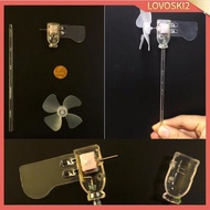 [Lovoski2] 1W Wind Generator Plastic Wind Generator Motor DIY Kids Intelligence Toy for