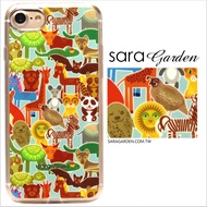 【Sara Garden】客製化 軟殼 蘋果 iphone7plus iphone8plus i7+ i8+ 手機殼 保護套 全包邊 掛繩孔 手繪動物