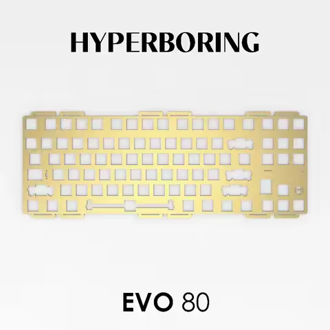 Evoworks EVO80 Customized Mechanical Keyboard Accessories PP PC FR4 Aluminum Copper Positioning Plat
