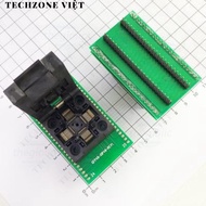 Socket Converts IC Pin QFP-48 0.5mm To DIP-48 2.54mm TechZone Viet