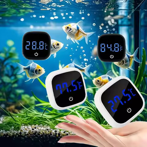 Fish Tank Thermometer Digital Thermometer Wireless Temperature Measuring Instrument for Fish Tank In