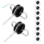 10Pcs Electric Fence Gate Handle Anchor Electric Fence Insulators Fence Wire Insulators for Electric