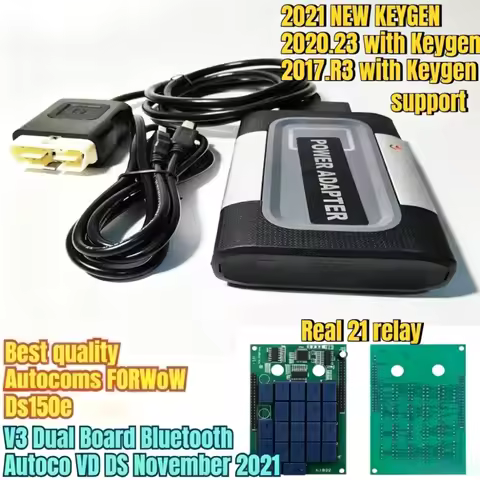 2026 Best 21relay for Auto with coms FORWow Ds150e Original OBD2 Scanner Diagnostic Tool Car Truck T
