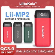 Lii-MP2 CHARGER POWERBANK PORTABLE USB C 18650 21700 PD QC 3.0