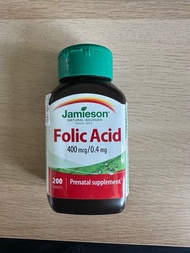 Jamieson Folic Acid 葉酸 400mcg/1mg 200粒裝