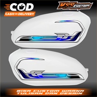 CB 125 tank striping - honda CB 100 tank striping custom variations - CB contest striping