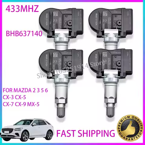 NEW High quality TIRE PRESSURE SENSOR FOR MAZDA 2 3 5 6 CX-3 CX-5 CX-7 CX-9 MX-5 BHB637140 BHB637140
