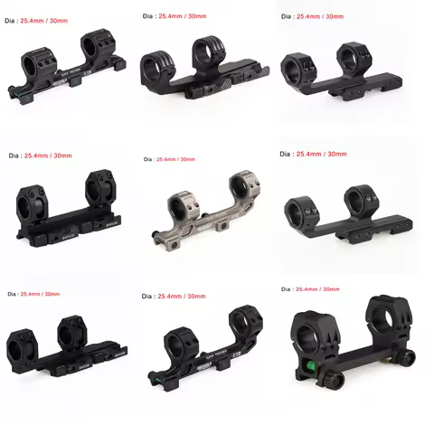tactical hunting rifle scope airsoft airguns accessories double rings 25.4mm 30mm scopes mount w bub