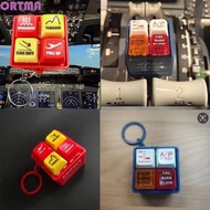 ORTMA EGPWS Warning Simulator, 737 Airbus Highly Simulated Pilot Keychain, Portable Pendant Plastic 