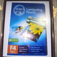 Toyo Laminating Plastic Size F4 & A4