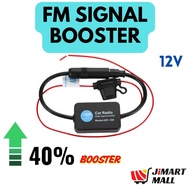 12V CAR FM SIGNAL BOOSTER Radio Antenna Frequency Receiver AM/FM Antena Kereta Signal Kuat Automotiv