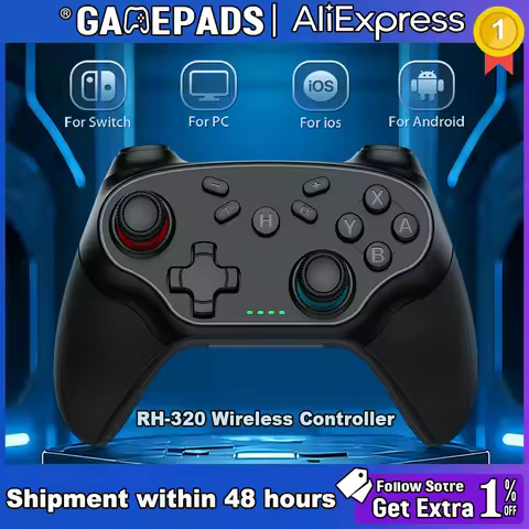 For Nintendo Switch Controller/Ios/Android Bluetooth Gamepad Turbo Vibration Control Joystick Gamepa