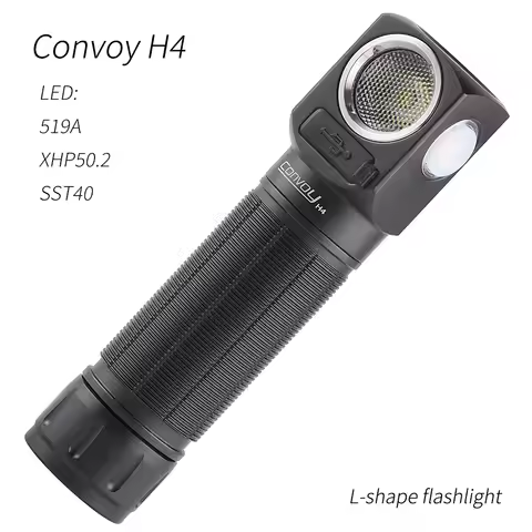 Convoy H4 SST40 519A XHP50.2 B35AM Multifunctional Flashlight Head Light,21700 flashlight ,torch,typ