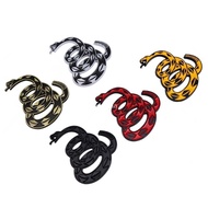 【MT】 3D Snake Emblem Auto Sticker Metal Decal Decorative for Truck Motorcycles Car
