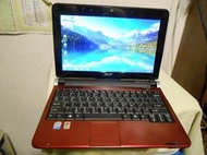 ACER Aspire one D150（KAV10）10.1吋筆電（紅）【2G記憶體、外觀佳、硬碟棒、電力強】
