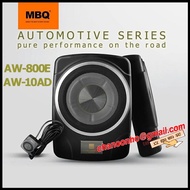 MBQ AW-800E/AW-10DA  8/10" Amplified Subwoofer Car Underseat Subwoofer Slim Active Subwoofer