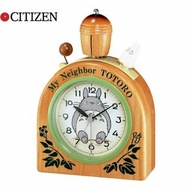 【💥日本直送】CITIZEN Totoro 龍貓系列 木質 電動式 鬧鐘 米色