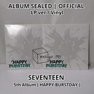 [ READY SEALED ] SEVENTEEN - 5th Album [ HAPPY BURSTDAY ] [ LP Vinyl/ ver ] HBD Vinyl black plate of