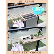 Drying rack, retractable balcony rack, laundry drying rack, balcony drying rack, rak dobi, rak kasut