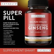 100% Original Products.120 Capsule.Health Potency Ginseng Root Extract Powder,Energy, Focus,Vitality Supplement