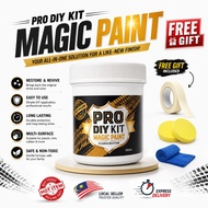 【CAT HITAM MAGIC 】Cat Magic PRO DIY KIT HITAM 100ml Plastic Restorer Black IPC Black Trim Restorer