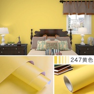 Plain Yellow Wall Paper 4m to/ 5m x 45cm