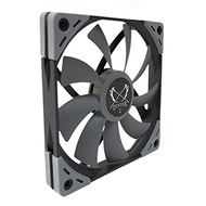 Scythe kaze Flex II 120 Slim PWN Premium Slim PC Fan,120mm x 15mm, Fluid Dynamic Bearing, 4-Pin Conn